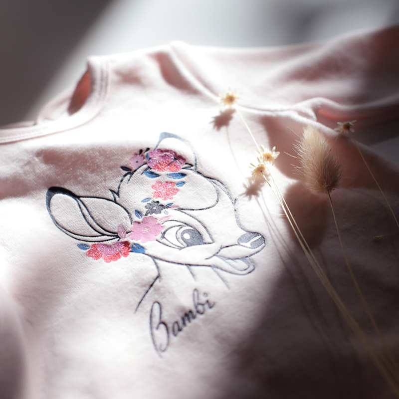 Pyjama van velours met print CARREMENT BEAU 
                        GIRL