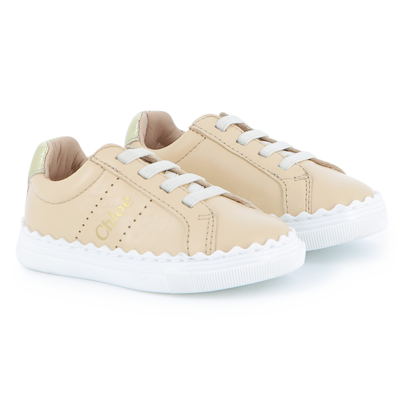 Schapenvacht Leren Sneakers CHLOE 
                        GIRL