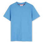 Tee-shirt manches courtes, BLEU, hi-res