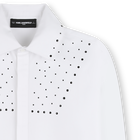 Robe chemise manches longues KARL LAGERFELD KIDS 
                    FILLE