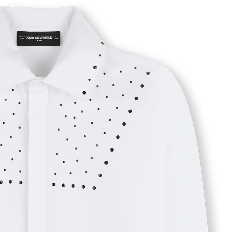 HEMDJURK MET LANGE MOUWEN KARL LAGERFELD KIDS 
                        GIRL