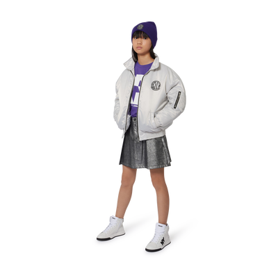 Bonnet en tricot avec revers DKNY FILLE