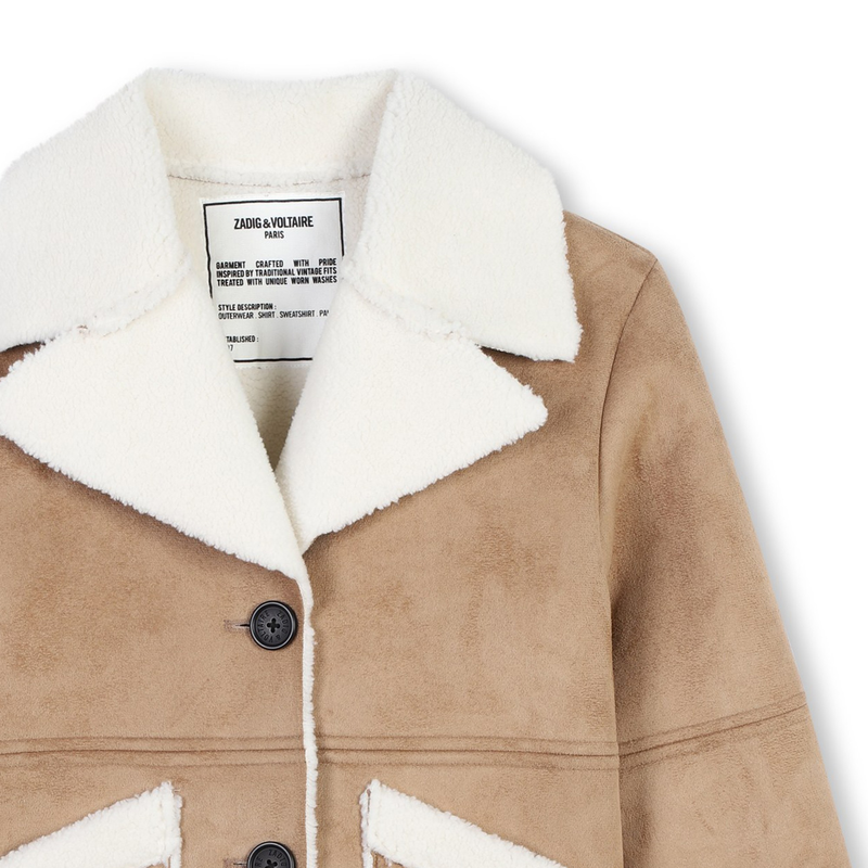 Manteau &agrave; boutons ZADIG & VOLTAIRE 
                        FILLE