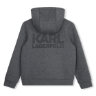 Sweat-shirt &agrave; capuche KARL LAGERFELD KIDS 
                    GARCON
