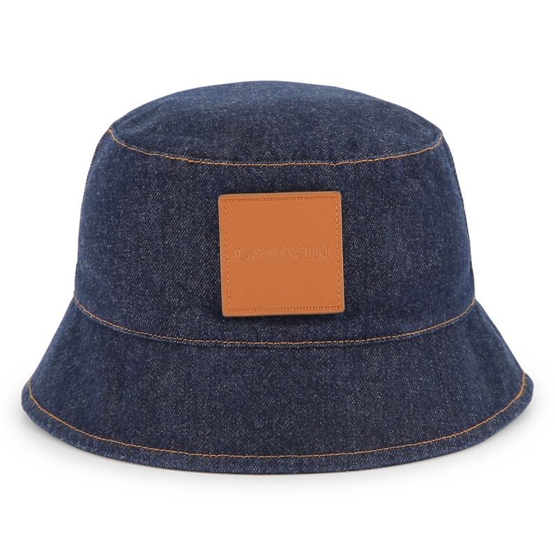 Denim hoedje met logo LANVIN 
                        GIRL