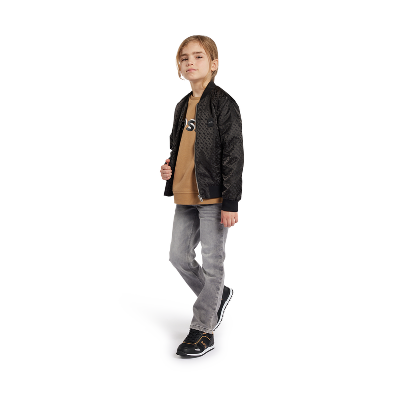 Leren sneakers met veters