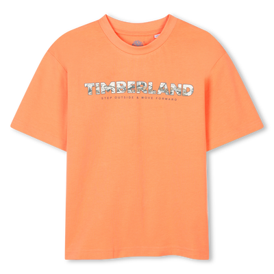 Breed T-shirt van katoen TIMBERLAND BOY