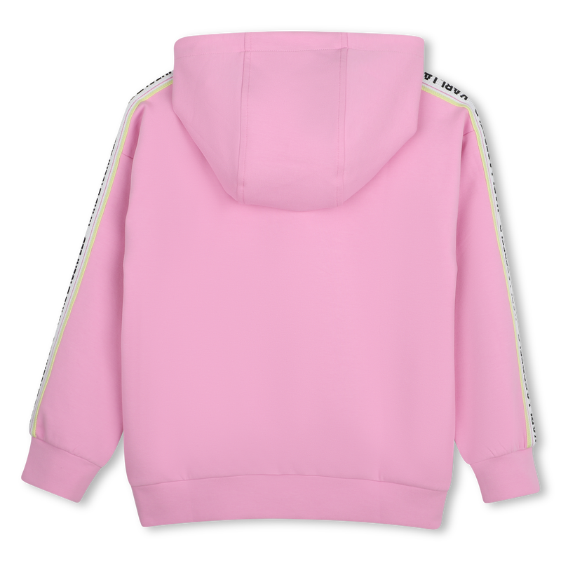 Sweat-shirt &agrave; capuche KARL LAGERFELD KIDS 
                        FILLE