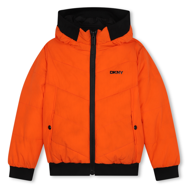 Omkeerbare anorak met capuchon DKNY 
                        BOY