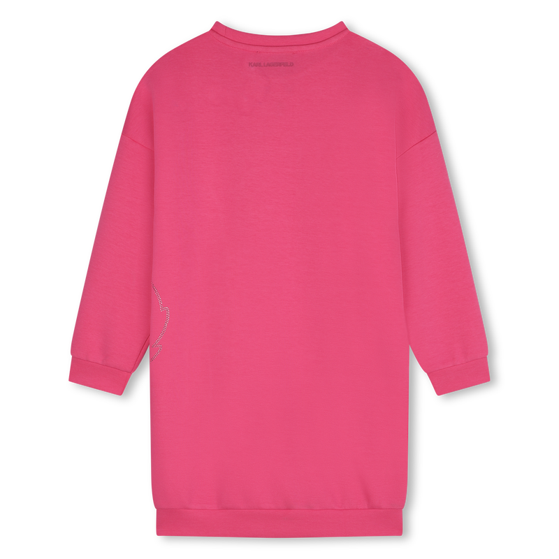 Robe droite avec strass KARL LAGERFELD KIDS 
                        FILLE