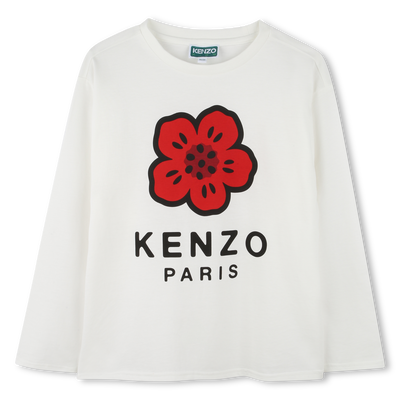 Tee-shirt &agrave; manches longues en jersey KENZO KIDS UNISEXE