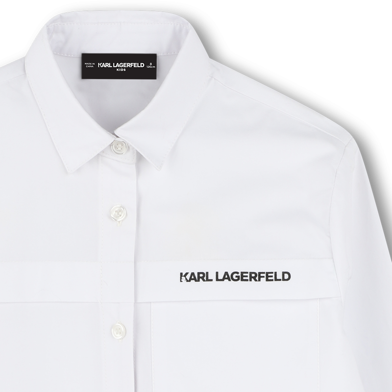 Chemise &agrave; manches longues KARL LAGERFELD KIDS 
                        GARCON