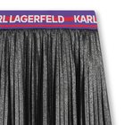 Halflange pliss&eacute;rok KARL LAGERFELD KIDS 
                    GIRL