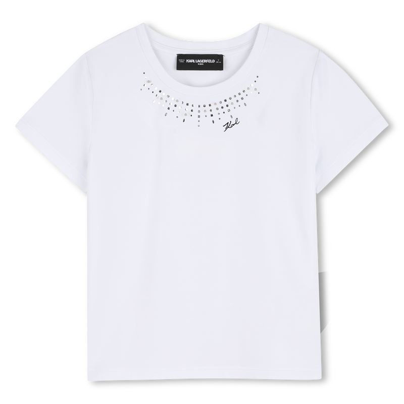 T-SHIRT MANCHES COURTES KARL LAGERFELD KIDS 
                        FILLE