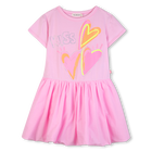 Bi-materiaal jurk BILLIEBLUSH 
                    GIRL