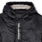 Polyester donsjack met capuchon KARL LAGERFELD KIDS 
                    BOY