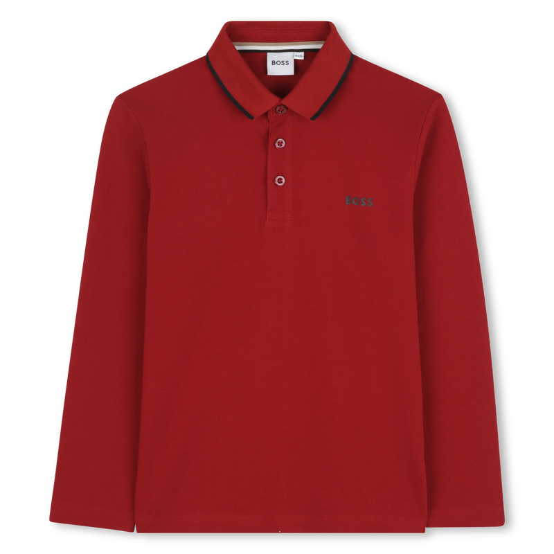 Polo à manches longues BOSS 
                        GARCON