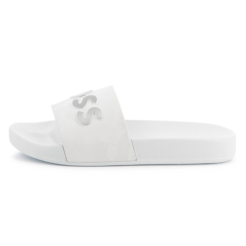 Slippers met reli&euml;flogo BOSS 
                        BOY