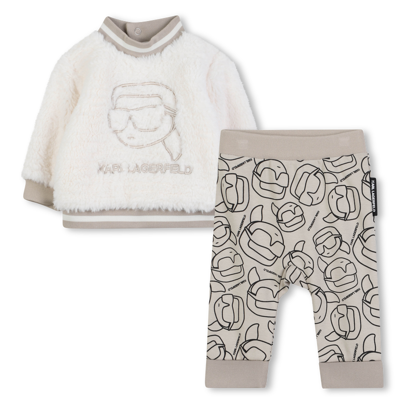 Set sweatshirt en joggingbroek KARL LAGERFELD KIDS 
                        BOY