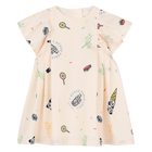 Poplin jurk KENZO KIDS 
                    GIRL