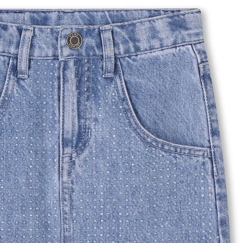 Jupe en jean avec strass MARC JACOBS 
                        FILLE