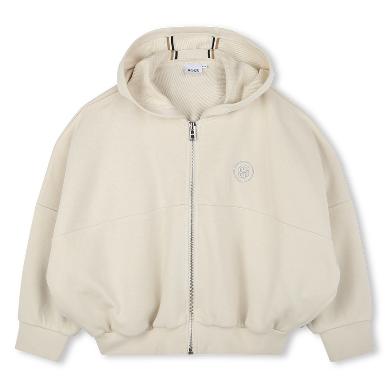 Cardigan &agrave; capuche BOSS 
                        FILLE