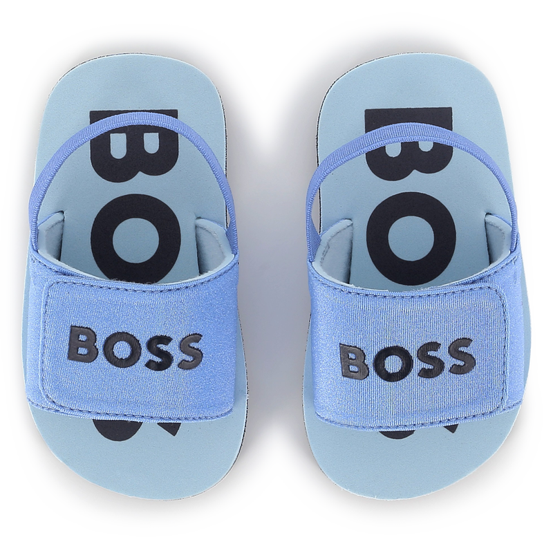 Slippers met klittenband BOSS 
                        BOY