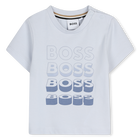 T-shirt met korte mouwen, LICHT BLAUW, hi-res