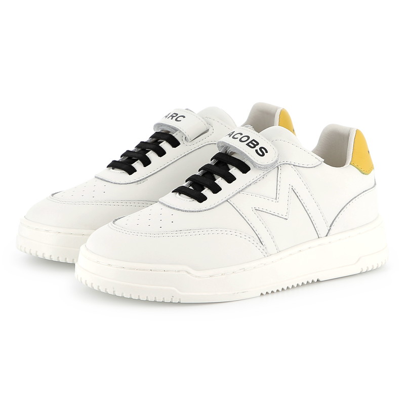 Baskets en cuir &agrave; fermeture MARC JACOBS 
                        GARCON