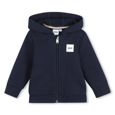 JOGGINGSWEATSHIRT MET RITSSLUITING BOSS BOY