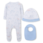 Set pyjama, slabbetje en muts KENZO KIDS 
                    JONGEN