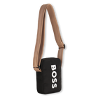 Getextureerde messenger tas BOSS 
                    BOY