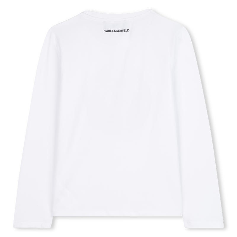 T-shirt met lange mouwen KARL LAGERFELD KIDS 
                        GIRL