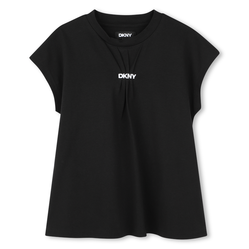 T-shirt fluide en coton DKNY 
                        FILLE