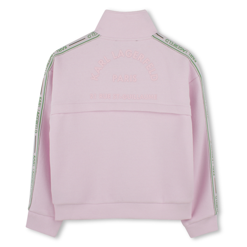 Sweat-shirt taille &eacute;lastiqu&eacute;e KARL LAGERFELD KIDS 
                        FILLE
