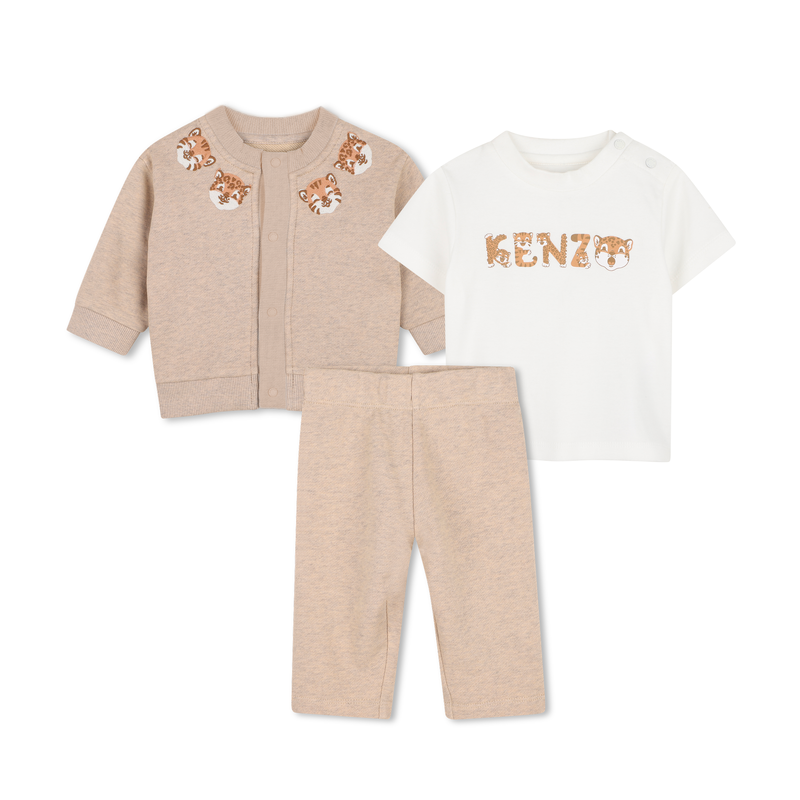 Ensemble pantalon, cardigan et tee-shirt KENZO KIDS 
                        GARCON