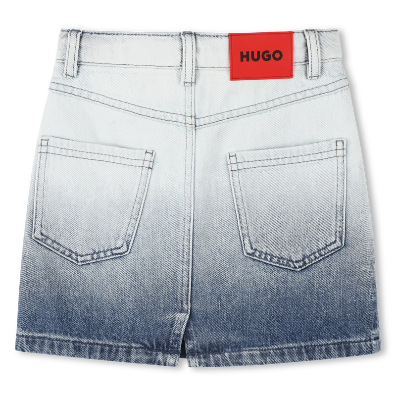 Jupe en jean &agrave; poches HUGO 
                        FILLE