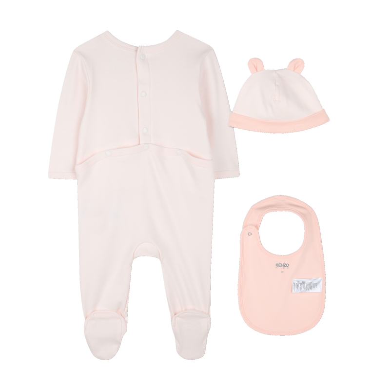 Ensemble pyjama + bonnet + bavoir KENZO KIDS 
                        UNISEXE