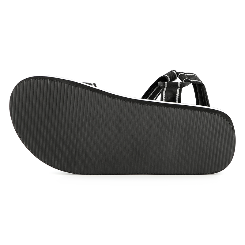 Sandales avec fermeture par bandes auto agrippante KARL LAGERFELD KIDS 
                        FILLE