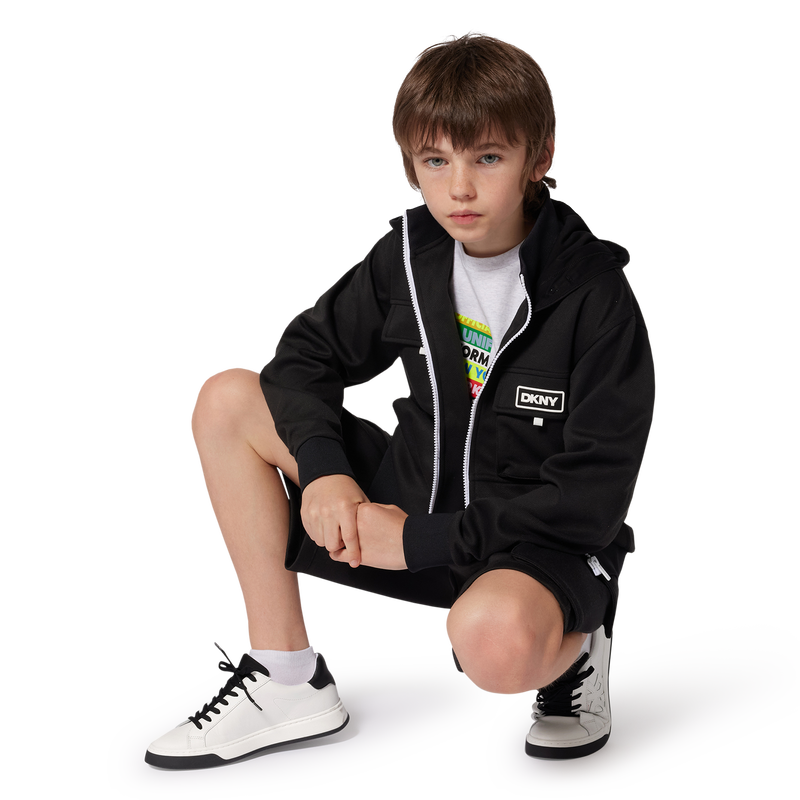 Katoenen T-shirt korte mouwen DKNY 
                        BOY