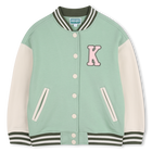 Sweat &agrave; capuche zipp&eacute;e KENZO KIDS 
                    FILLE
