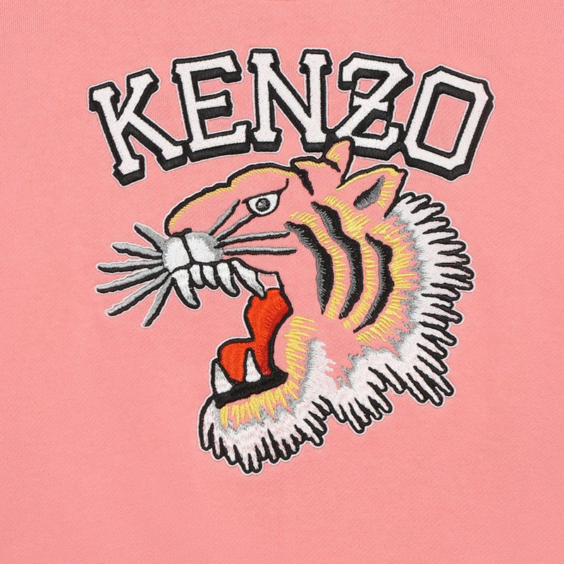 Sweat-shirt brod&eacute; en coton KENZO KIDS 
                        FILLE