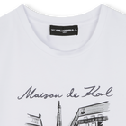 T-shirt met korte mouwen KARL LAGERFELD KIDS 
                    GIRL