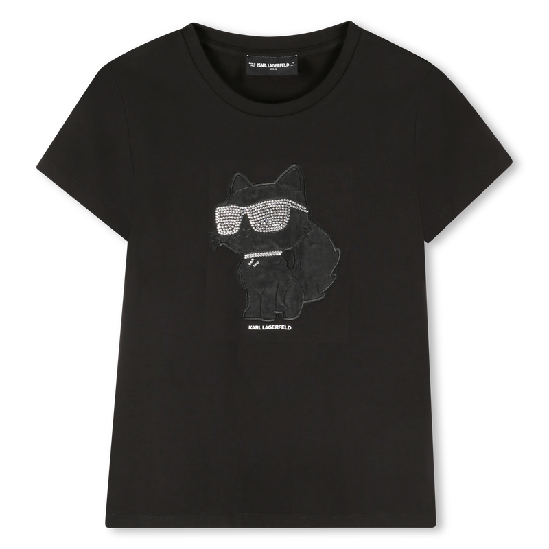 T-shirt met korte mouwen KARL LAGERFELD KIDS 
                        GIRL