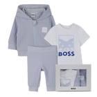 Vest + broek + t-shirt set BOSS 
                    BOY