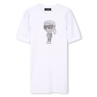 Robe &agrave; manches courtes KARL LAGERFELD KIDS FILLE