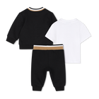 T-shirt + broek + vest set BOSS 
                    BOY