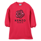 Robe sweatshirt &agrave; manches ballon KENZO KIDS 
                    FILLE