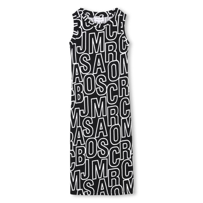 Mouwloze geribbelde jurk MARC JACOBS 
                        GIRL