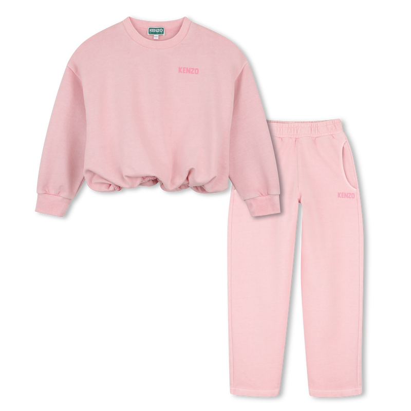 Ensemble Sweat-shirt et pantalon KENZO KIDS 
                        FILLE